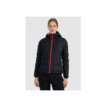 Geaca de puf  pentru femei - Primaloft Silver - negru - trekking