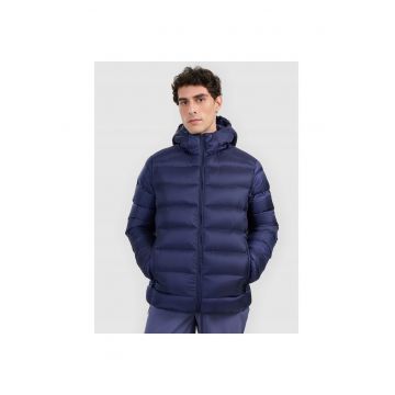 Geaca de trekking barbati -  din poliester - bleumarin