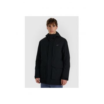 Geaca de trekking barbati -  poliester - negru