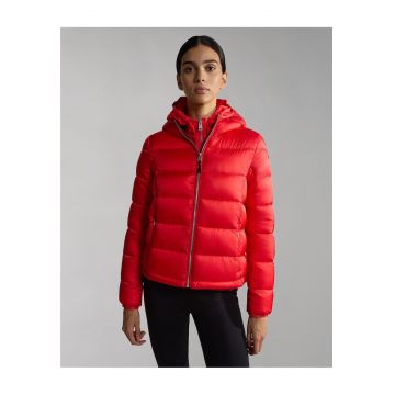 Geaca matlasata cu gluga si buzunare Aerons Rise -