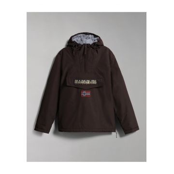 Geaca pull-on cu gluga si logo brodat -