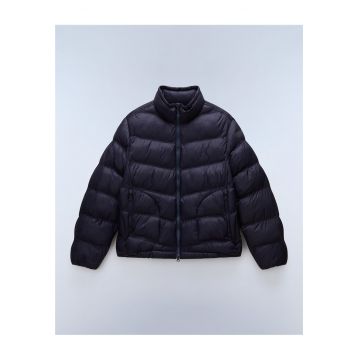 Geaca scurta matlasata Ega - Bleumarin