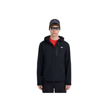 Geaca softshell  barbati - rezistenta la vant - membrana 8000 - neagra - poliester -