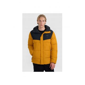 Geaca sport barbati  poliester - galben/negru