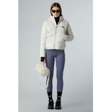 Jacheta crop cu umplutura de puf Hyalite - Alb