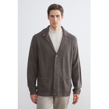 Jacheta cu buzunare laterale - Gri inchis