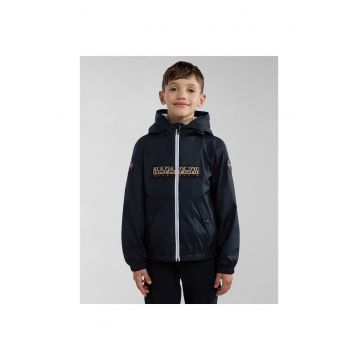 Jacheta cu fermoar si gluga Cree -