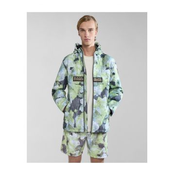 Jacheta cu gluga si imprimeu Rainforest Open Summer -