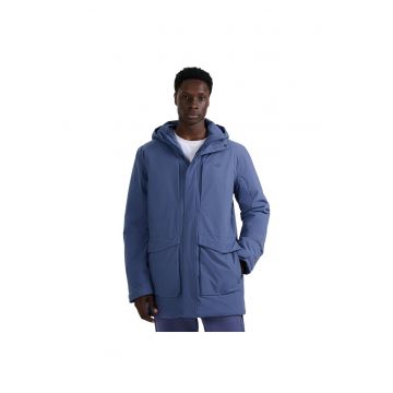 Jacheta de tranzitie barbati  impermeabila - calduroasa - bleumarin - poliester -