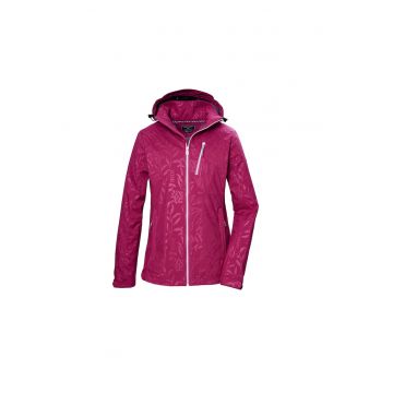 Jacheta KOS 122 WMN SFTSHLL JCKT - Vin rosu