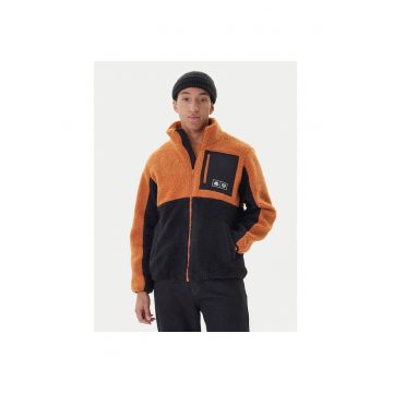 Jacheta sport barbati  polar - maro/negru