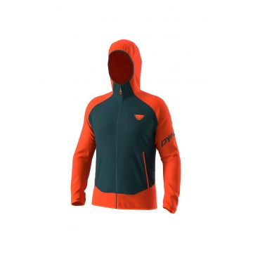 Jacheta trekking barbati  Transalper Light Polartec - Portocaliu/Bleumarin
