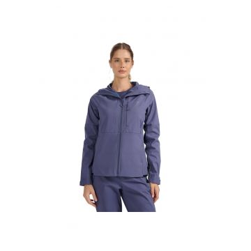 softshell trekking  NeoDry 10000 - rezistenta la vant - bleumarin - poliester - Albastru inchis