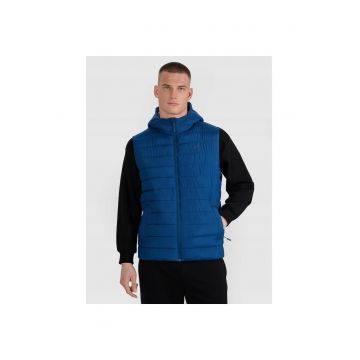 Vesta matlasata  pentru barbati - bleumarin - umplutura sintetica - impermeabila