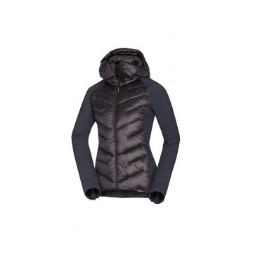 Geaca cu gluga - pentru alergare Lorelei - Negru/Gri antracit