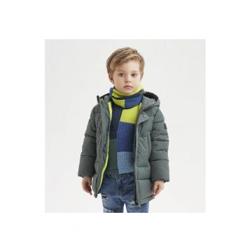 Geaca de iarna cu gluga pentru baieti - 0.7183 - Verde