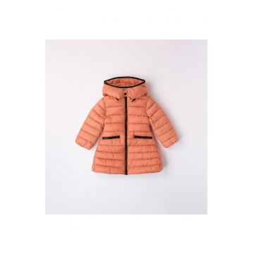 Geaca de iarna pentru fetite -  4.7605 - Portocaliu - Negru/Portocaliu