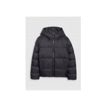 Geaca de puf baieti  neagra - regular - calduroasa