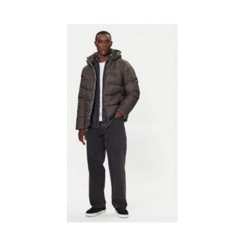Geaca de puf barbati -  kaki - 100% poliamida
