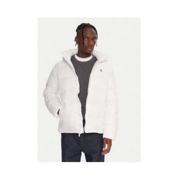 Geaca din puf barbati -  alb - 100% poliamida -
