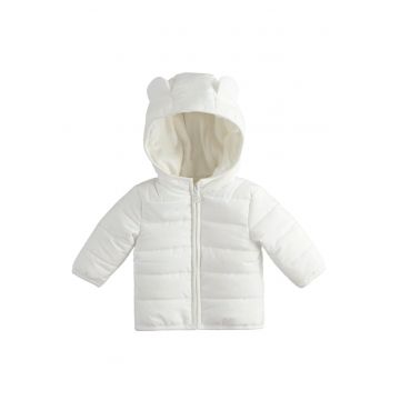 Geaca fas cu gluga pentru nou nascut -  4.5226 - Alb