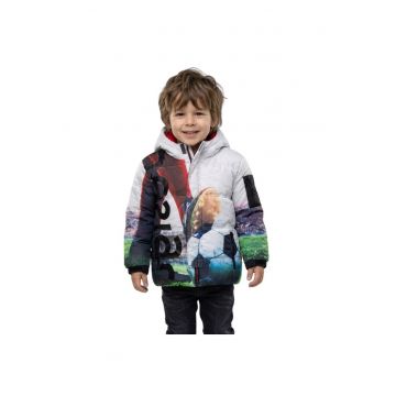 Geaca matlasata cu motiv fotbal Protagoras -