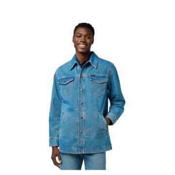 Jacheta barbati  bumbac - albastra -