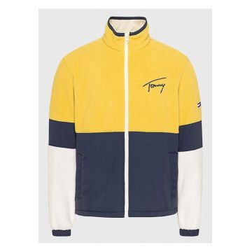 Jacheta barbati -  Poliester - Multicolor - Galben/Bleumarin