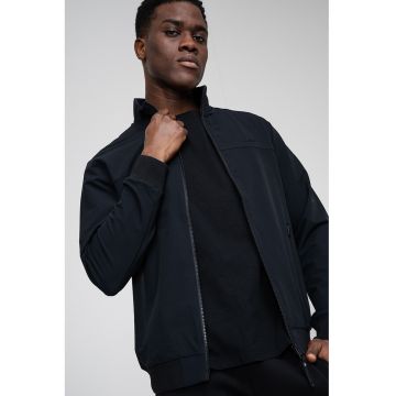 Jacheta cu logo - pentru fitness - Negru