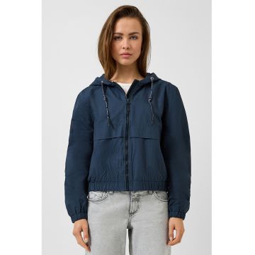 Jacheta lejera cu gluga - Albastru inchis