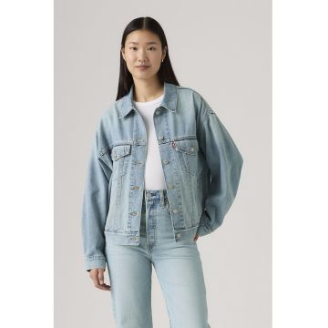 Jacheta relaxed fit din denim 90's Trucker