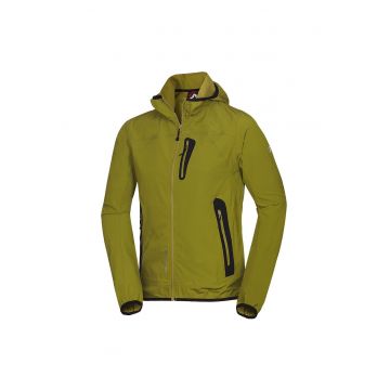 Jacheta softshell elastica pentru barbati Case - Jungle Green