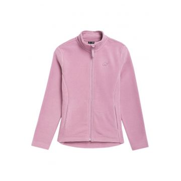 Jacheta sport  croiala regulata - guler ridicat - 100% poliester - microfleece