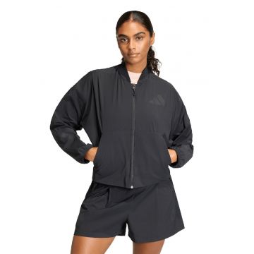 Jacheta usoara lejera cu guler baseball Z.N.E - Negru