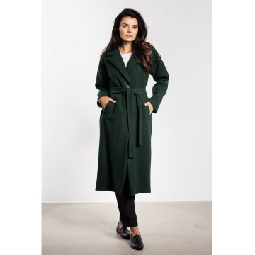 Palton dama -  A750 - verde - poliester