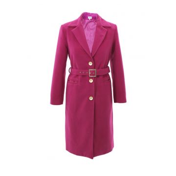 Palton lung din lână EIRENE