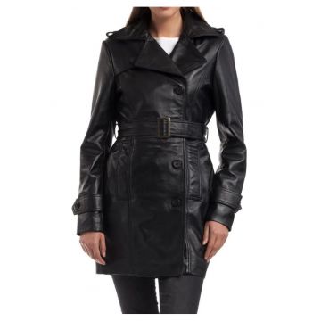 Trenci din piele Esmeralda -