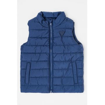 Vesta cu vatelina si fermoar - Albastru inchis