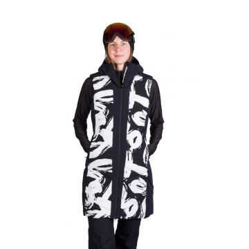 Vesta schi lunga SEAL10K/10K femei Stacy - Alb