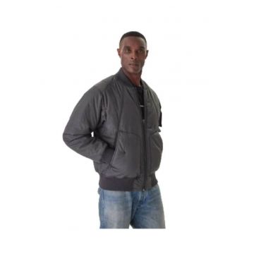 Geaca barbati -  textil/plastic - gri -