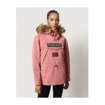 Geaca cu gluga si blana artificiala Skidoo -