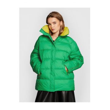 Geaca dama  verde - material de iarna -