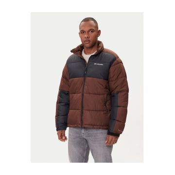 Geaca de iarna barbati  maro - material rezistent