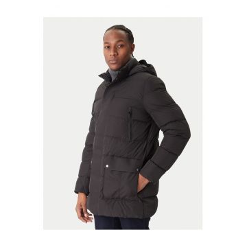 Geaca de iarna barbati  negru - material rezistent