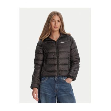 Geaca de iarna dama  negru - material rezistent -