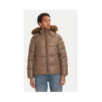 Geaca de iarna din piele ecologica