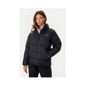 Geaca de iarna -  neagra - poliester reciclat -