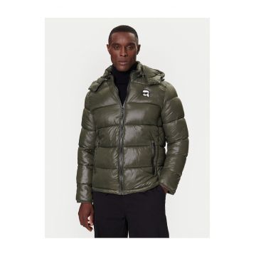 Geaca de iarna pentru barbati  verde -
