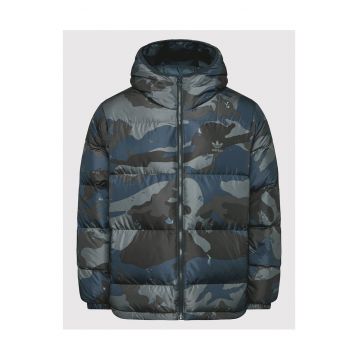 Geaca de puf barbati  bleumarin - verde