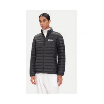 Geaca de puf dama -  neagra - poliester reciclat -